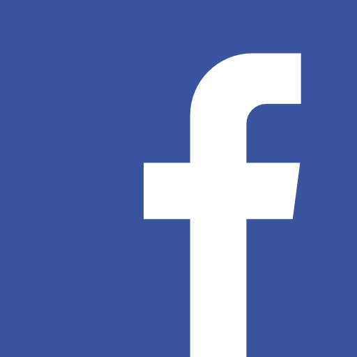 Blue Facebook logo with white F